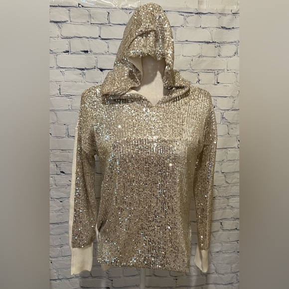 INC INTERNATIONAL CONCEPTS
Women's Sequin-Front Hoodie, Created for Macy's small - Picture 3 of 10